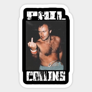 phil collins Sticker